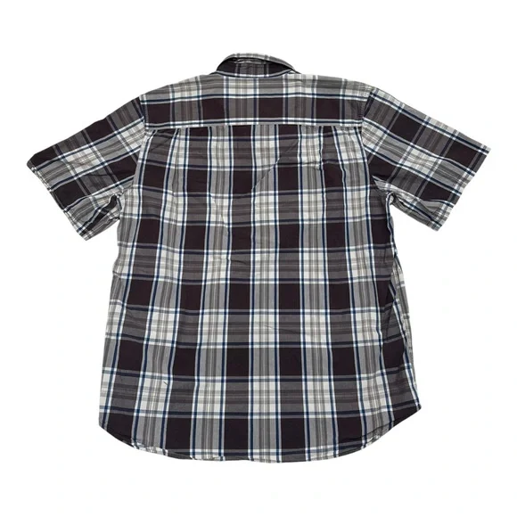 Carharrt Men's Plaid Short Sleeve Relaxed Button Down - Size XL - Picture 6 of 7